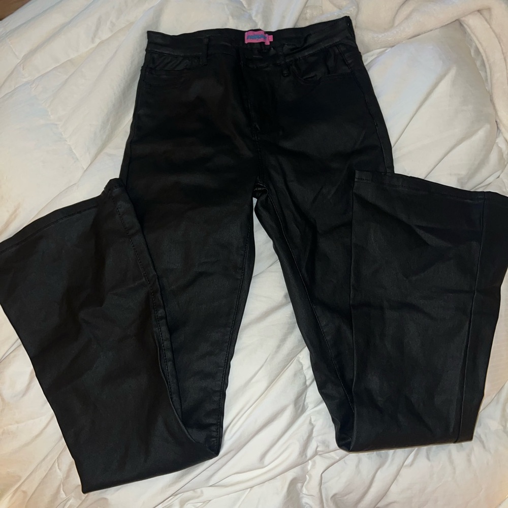 Edikted Black Boot Cut Pants